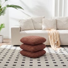 Devika Chenille Swivel Ottoman